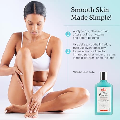 Shaveworks The Cool Fix Aftershave for Women: Pubic Hair Removal, Razor Bumps, Razor Burns, Ingrown Hair Treatment ? After Shaving Post Waxing Bikini Area Moisturizing Skin Care Gel 5.3 Fl Oz