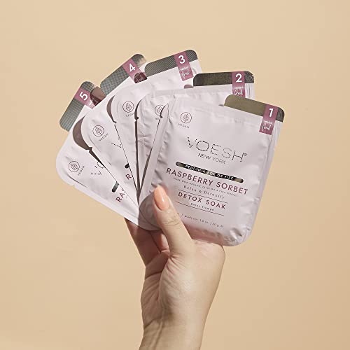 VOESH Pedi in a Box O2 Fizz, Variety 3 Pack, Detoxifying Spa Pedicure, DIY Pedi, at-Home Pedi, Pedi in a Box, Spa Foot Treatment, Vegan Beauty, Foot Detox, Pedicure Prep