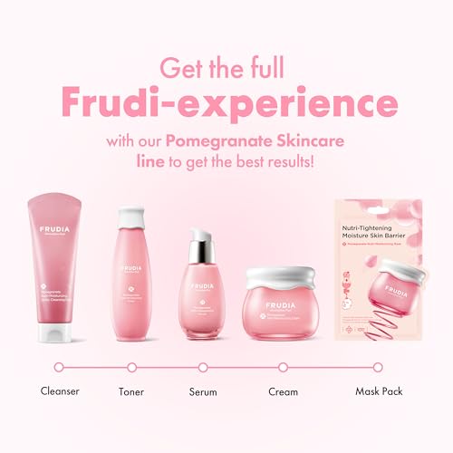FRUDIA Pomegranate Nutri-Moisturizing Face Cream (1.94 oz) - Anti-Aging and Firming Korean Face Moisturizer w/63% Pomegranate Extract, BL-FILL UP & Collagen | Vegan & Cruelty Free