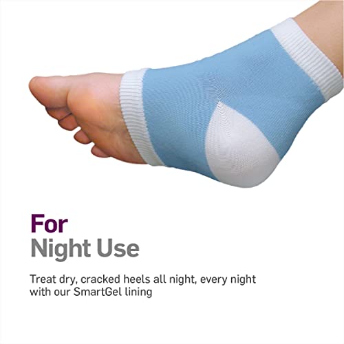 NatraCure Intensive & Vented Moisturizing Gel Heel Sleeve Combo Pack - 1 Pair Each - Day and Night Relief (608-1325-M-RET)