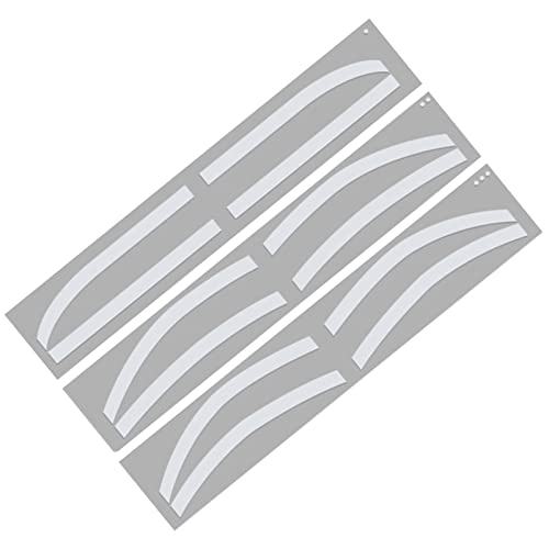 Eyebrow Stencil Stickers Airbrush Eyebrow Sticker Stencil Eyebrow Auxiliary Stickers,6 Pairs Eyebrow Auxiliary Stickers Disposable Adhesive Eyebrow Pattern Sticker