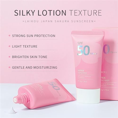 Japanese Sunscreen SPF 50 PA+++ Rosada Moisturizing Sunscreen Essence Cream 50g (3)