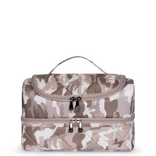 Lug Stowaway Cosmetic Case, CAMO TAUPE