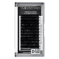 Eyelash Extensions 0.25mm Thickness D Curl Natural-Looking Individual Volume Eyelashes For Lash Extensions (10MM)