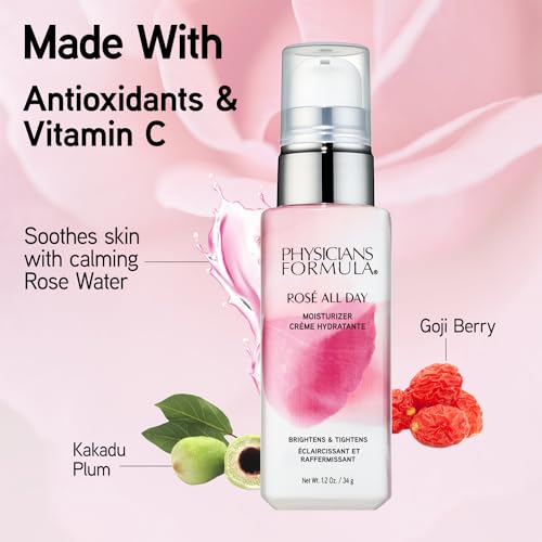 Physicians Formula Ros? All Day Face Moisturizer, Clean Beauty, Oil-Free, Dermatologist Tested, Clinically Tested
