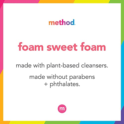 Method Foaming Hand Soap, Waterfall, Paraben and Phthalate Free, Biodegradable Formula, 10 Fl Oz (Pack of 4)