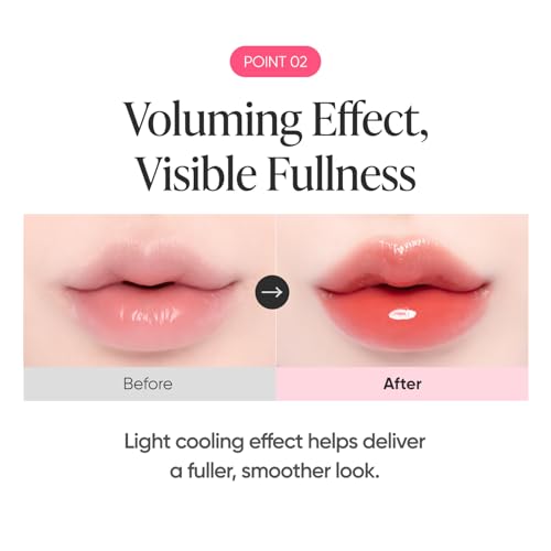 BANILA CO Dew Glow Tint | Hydrating Lip Tint with Dewy Gloss Finish | Lightweight Tint for Moisture-Rich, Naturally Plumped Lips (3.8g / 0.13 oz), PK03 Rabbit Chou
