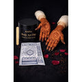 KAFIA Body Art Stencil Kit, Temporary Body Art, 50gm Brown Dip, 2 Stencil Kits, Includes Stick and Instruction Card