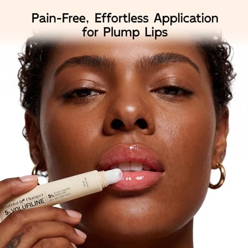 YouthVibe 5% Volufiline Lip Plumper, Nourishing & Anti Aging Over Time with Squalane, Shea Butter, Collagen, Peptide & PDRN - No Burning, No Tingling for Gentle Daily Plumping