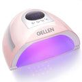 Gellen 268W UV Light for Nails - Professional Fast Curing Lamp with 4 Timers, 66 LED Beads - Dryer for Gel and Acrylic Nails
