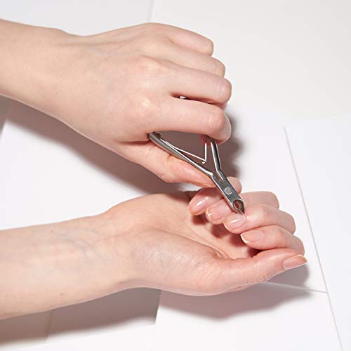 Tweezerman Rockhard Stainless Steel Cuticle Nipper,1/2 Jaw,(Pack of 2)