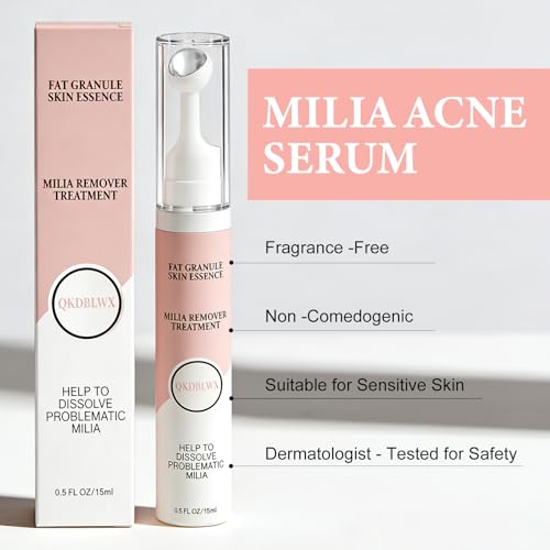 Milia Control Serum, Improve Skin Radiance Lightweight, Oil-Free Formula for Eyes & Face