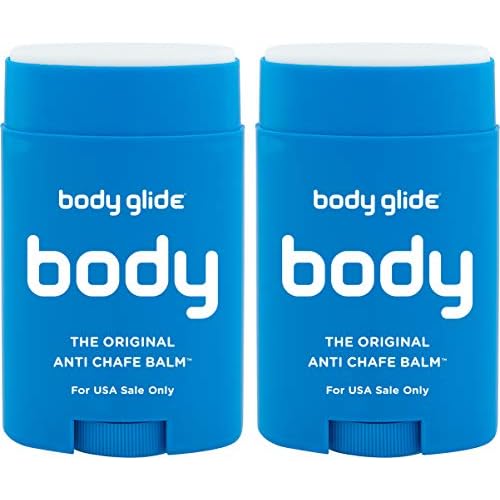 Body Glide Original Anti Chafing Stick Balm 1.5oz-2pack + Body Glide Outdoor Anti Chafe Balm 1.5oz