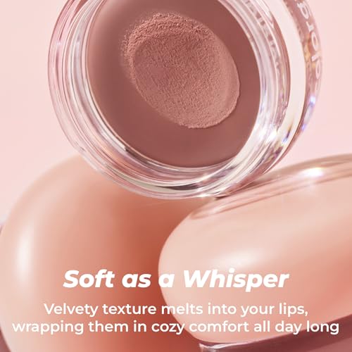 COLORGRAM NUDE BLUR JAM 04 JUJUBE BRICK | Pudding Pot Lip & Cheek Tint with Whipped Mousse Texture | Velvet Matte Finish, Featherlight Blur Tint | Multi-Use Korean Makeup