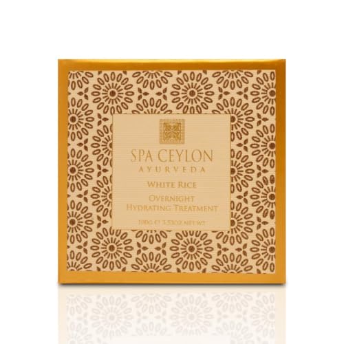 SPA CEYLON White Rice Overnight Hydrating Treatment | Face Lotion | Best for normal to dry & sensitive skin types