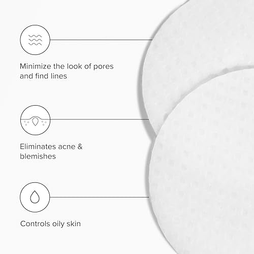 DRMTLGY Tingl Exfoliating Face & Body Pads ? Glycolic, Lactic & Salicylic Acid for Acne, Pores, Blackheads & Wrinkles ? AHA BHA Toner Pads for Oily Skin, Anti-Aging, FSA/HSA Eligible ? 60 Count