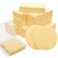 240+1 Count Compressed Facial Sponges, Luxiv Round Face Sponge Professional Compressed Makeup Removal Sponges for Estheticians Wash Face Sponge Compress Exfoliating Spa Pads With Portable Case