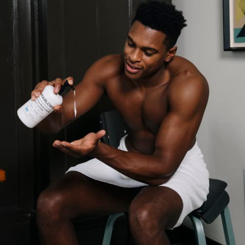 MARLOWE. No. 123 Men's Facial Moisturizer 6 oz | MARLOWE. 002 Extra Moisturizing Body Lotion 15 oz | MARLOWE. No. 108 Polishing Soap Bar | MARLOWE. No. 127 Mens Eye Cream