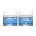 Derma E Ultra Hydrating Day & Night Cream Set ? Moisturizer Duo with Hyaluronic Acid, Squalane & Ceramides for Nourished, Replenished Skin ? Gentle Daily and Overnight Facial Care