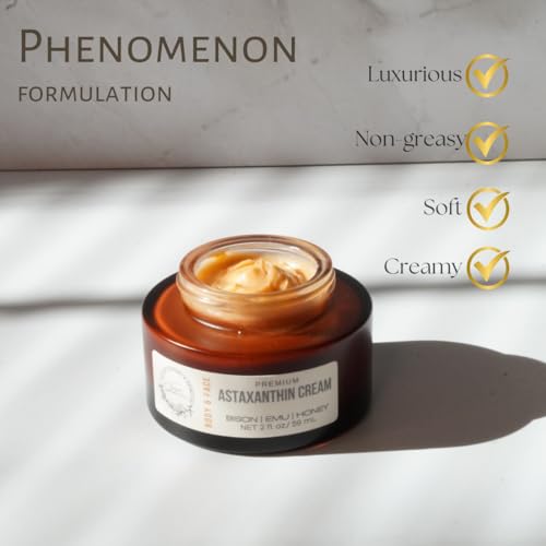 BISON | EMU | HONEY Balm - made with pasture raised Bison tallow and antioxidant Astaxanthin | Tallow Balm | with honey and emu oil | All natural | suitable for sensitive skin - 2 fl oz
