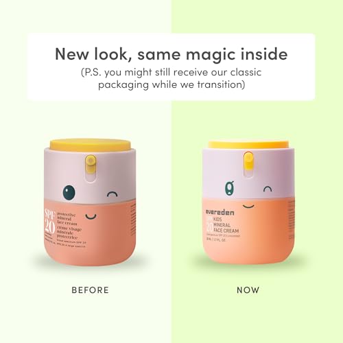 Evereden Kids Healthy Habit TRIO : Clean & Vegan Skin & Hair Care for Kids Bundle | Skin Care Cloud Face Wash + SPF 20 Mineral Face Cream + Shampoo - Detangling | Clean Ingredients