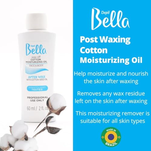 Depil Bella Roll On Wax Honey and Propolis Depilatory | Body Waxing, Hair Removal Wax-Cartridge | For Men and Women | Home Self Waxing | Sensitive Skin | Painless (6 PACK+COMBO)