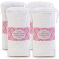Large Oval Cotton Pads, 280 Count, 3-Layer Dual Textured Design, Lint-Free and Extra Soft, Ideal for Makeup Removal, Facial Cleansing, Toner Application, and Skincare for All Skin Types
