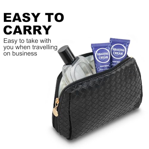 Travel Shaving Cream for Men, Individually Wrapped Mini Shaving Cream in Bulk, Disposable Travel Size Toiletries Amenities Vacation for Hotel, Shelter/Homeless/Nursing Home/Charity 1 Oz (Pack of 10)