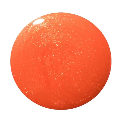 Dazzle Dry Nail Lacquer (Step 3) - Poppy Poison - A bright orange with gold shimmer. Full coverage shimmer. (0.5 fl oz)