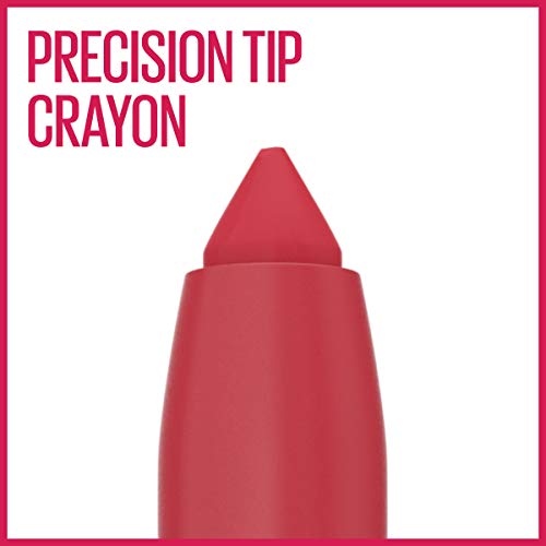 Maybelline New York Maybelline Super Stay Ink Crayon Matte Longwear Lipstick Makeup, Work for It, 0.04 Ounce ., 140 Work For It, 0.04 ounces (Pack of 2)