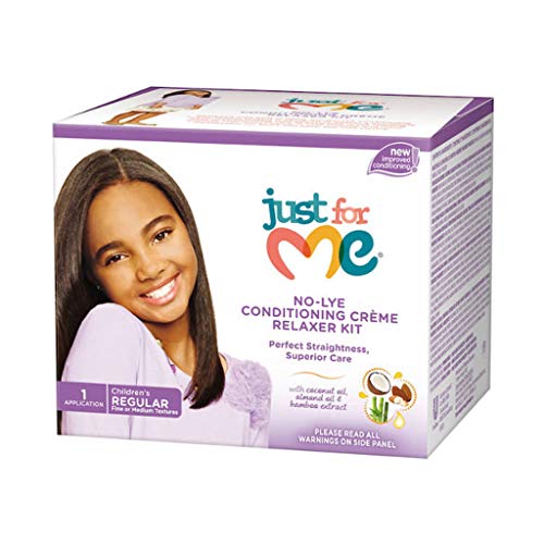 Just For Me Nolye Regular Conditioning Creme Relaxer Kit , 1 Count