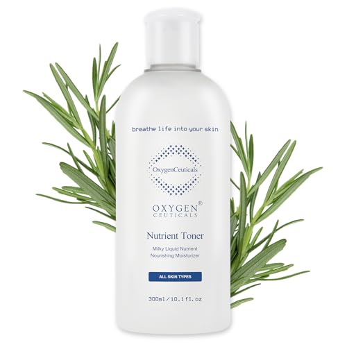 OxygenCeuticals Nutrient Toner ? Essence-Type Hydrating Toner for Dry Skin, Deep Moisture & Nourishing Care with Hyaluronic Acid, Portulaca & Allantoin Extracts. 10 fl.oz (300ml)