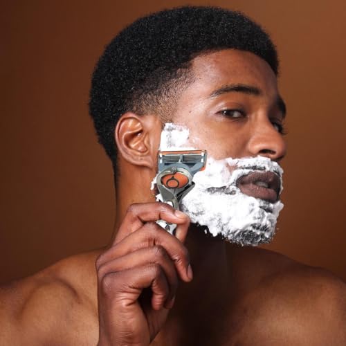 G.B.S Chrome Shaving Set for Men 5 Blade Chrome Razor- Flex ball Handle Razor with Flex ball Pivot Ball technology, Shaving Brush, Chrome Razor Stand Grooming Set 3 PCS