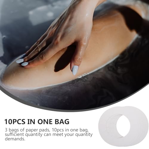 DOITOOL Waxing Machine Spill Proof Pads 3 Packs Gaskets Mats 7.05 Inch Square Wax Warmer Protective Ring for Hair Removal Wax Machine
