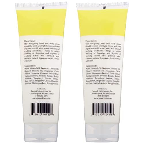 Surgeon's Skin Secret Beeswax Moisturizing Cream 8oz. Tube (2 Pack) - Lemon