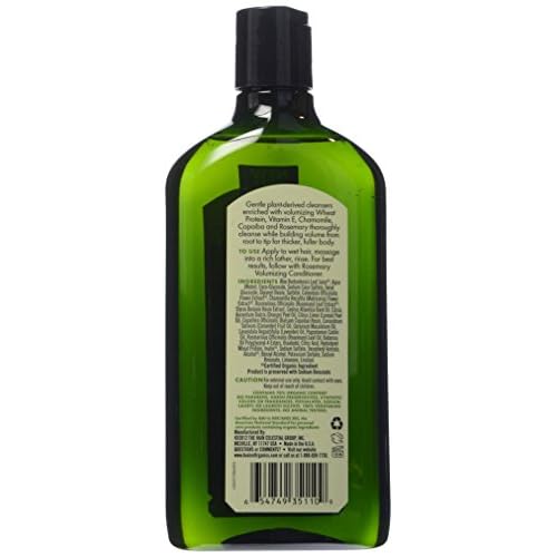 Avalon Organics Shampoo Rosemary, 11 oz