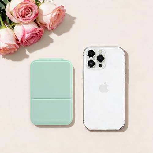 15 Pcs Compact Mirror Bulk, 4.2'' Folding Pocket Mirror for Women, Portable Makeup Mirror for Party Gift Camping Office Home (White Green Pink)