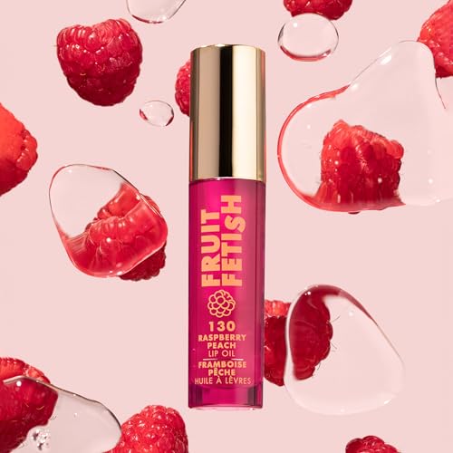 Milani Fruit Fetish Lip Oil Bundle - Raspberry Peach & Strawberry Melon - Hydrating Lip Gloss