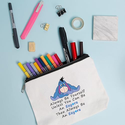 WZJHCL Donkey Makeup Pouch Always Be Yourself Cosmetic Kit Bag Cartoon Donkey Survival Kit (E Yourself)