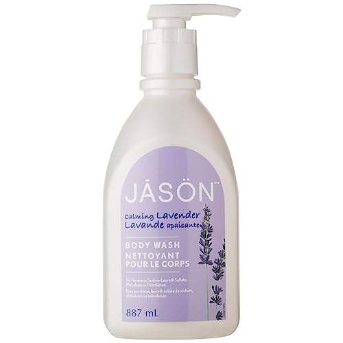 JASON Natural Body Wash & Shower Gel, Calming Lavender & Purifying Tea Tree, 30 Oz, 2-Pack
