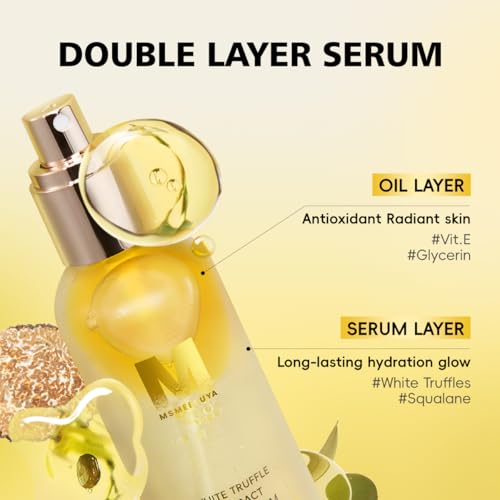 2Pack MSMEESUYA White Truffle First Spray Serum, Hydrating Face Mist & Lightweight Facial Mist, Glow Boost Moisturizing Formula for Radiant, Smooth Skin, Non-Comedogenic, 120ml/ 4.05 fl oz