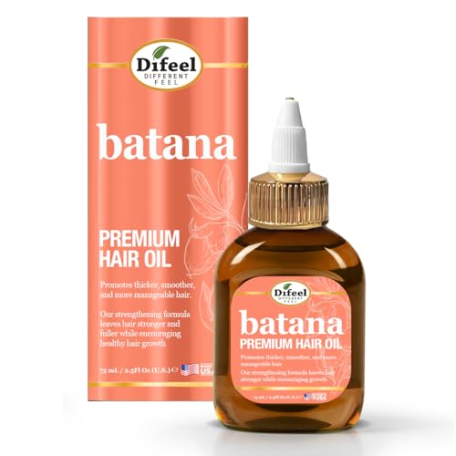 Difeel Batana Premium Hair Oil 2.5 Ounce (Travel Size) - Batana Hair Oil, Nourishing Batana Hair Growth Oil