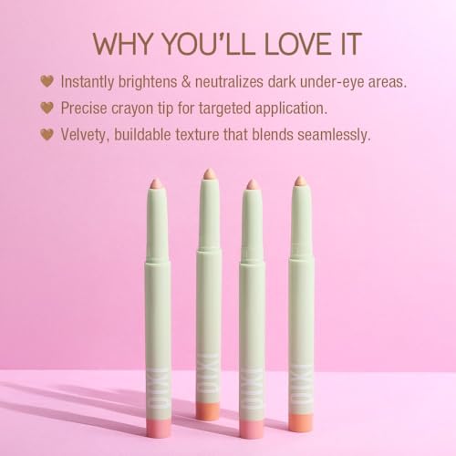 Pixi Beauty CC Crayon Bright Undereye, Concentrated Colour Correcting Pencil Concealer, Neutralize Under-Eye Darkness, For Fair to Tan Skin Tones 1.2g / 0.04oz