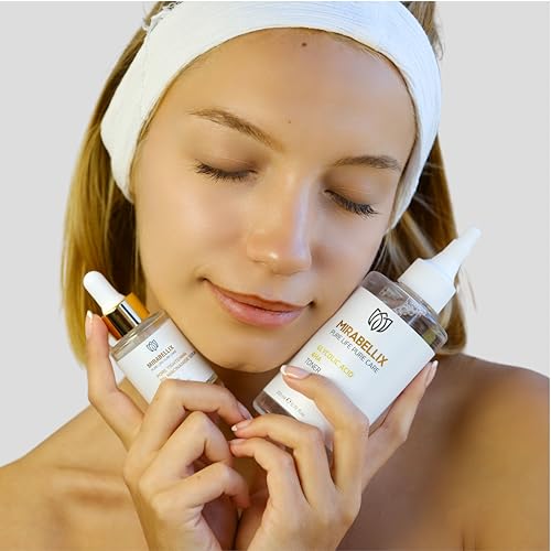 Glycolic Acid AHA Toner 200ml - Exfoliating Face Toner with Niacinamide, Prebiotics & Witch Hazel Water for Oily, Combination, and Blemish-Prone Skin - Brightens, Smooths, and Tightens Skin