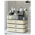 Makeup Organizer with 3 Stackable Drawers, Bathroom Vanity Organizers and Storage, Ideal for Desk and Dresser Countertops, Great for Cosmetics, skincare, Lipsticks, Nail Care