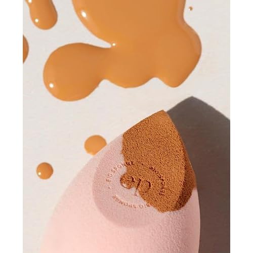 Ere Perez - Bio All-Beauty Sponge Duo | Multiple Edges for Precise Application, Streak-Free Finish, Pointed + Slanted Sponges | Vegan, Cruelty-Free, 100% Plant-Based