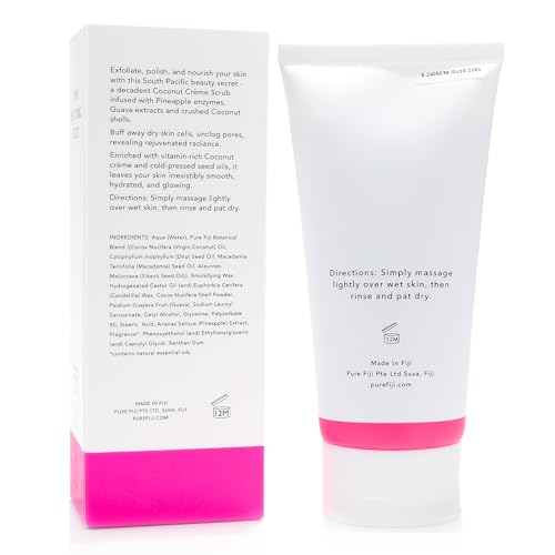 Pure Fiji Coconut Crush Scrub, Guava (6oz/180ml)