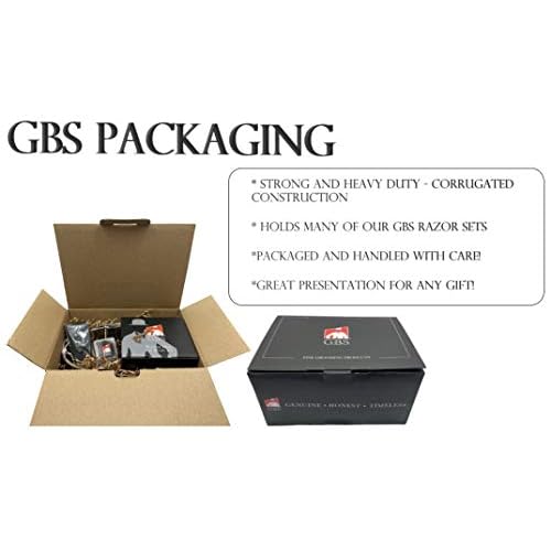 G.B.S Men's Shaving Set - No.84 Cologne, Ivory Handle Badger Bristle Shaving Brush, Ivory Shave Mug with Aftershave Natural Shaving Soap