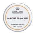 Beard Balm For Men - Moisturizing, Non-Greasy Beard Softener, Soothes Beard and Skin, Prevents Dryness, Flaking, Dandruff, Skin Irritation, Ingrown Hairs, Handmade Beard Balm - La Poire Fran?aise 56g