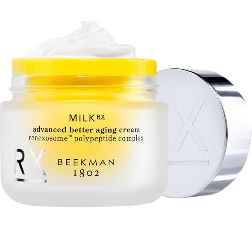 Beekman 1802 Milk RX Advanced Better Aging Collagen Moisturizer Face Cream ? 4X Retinol Alternative with Goat Milk Exosomes & Polypeptide, Firming Cream, 1.69 fl oz